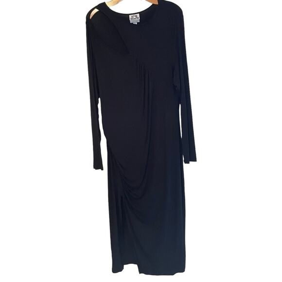 Future Collective‎ Reese Blutstein Black Midi Dress Size XXL NWT - Picture 10 of 10